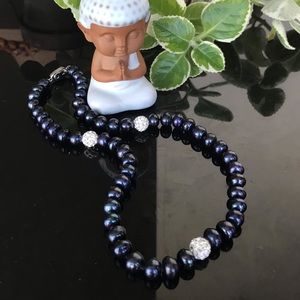 💞Freshwater 💗Button Pearls Necklace